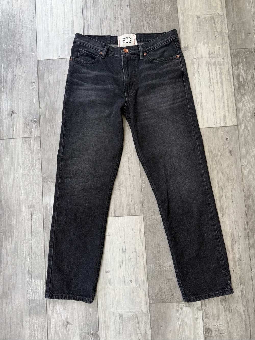 BDG Urban Outfitters Vintage Slim Fit Jeans Men’s 29x30 Black Washed Denim